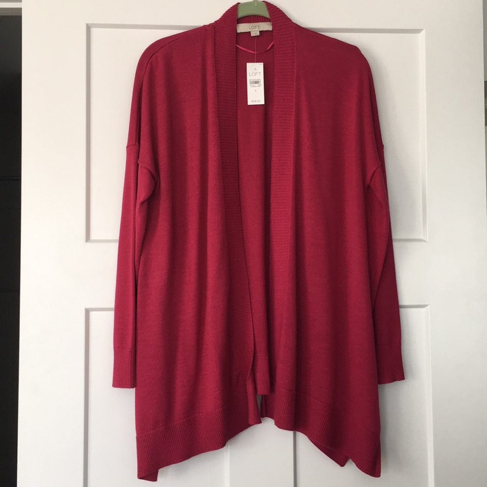 Loft pink lightweight sweater